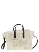 MC2 Saint Barth Mini Vanity Bag带有刘海和刺绣徽标