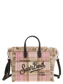 MC2 Saint Barth Mini Vanity Bags con flequillo y logotipo bordado