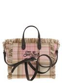 MC2 Saint Barth Mini Vanity Bags con flequillo y logotipo bordado