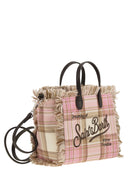 MC2 Saint Barth Mini Vanity Bags con flequillo y logotipo bordado