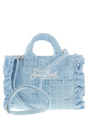 MC2 Saint Barth Vanity Mini Volant Sangallo en dentelle Sac à main