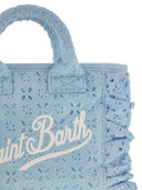 MC2 Saint Barth Vanity Mini Volant Sangallo en dentelle Sac à main