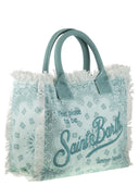 MC2 Saint Barth Vanity Canvas Bags con estampado de pañuelo