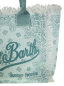 MC2 Saint Barth Vanity Canvas Bags con estampado de pañuelo