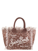 Mc2 Saint Barth Canvas-Einkaufstasche mit Bandana-Print