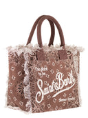 Mc2 Saint Barth Canvas-Einkaufstasche mit Bandana-Print