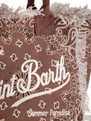Mc2 Saint Barth Canvas-Einkaufstasche mit Bandana-Print