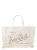 Mc2 Saint Barth Vanity Volant Sangallo Lace Handbag