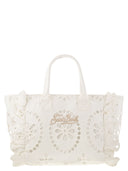 Mc2 Saint Barth Vanity Volant Sangallo Lace Handbag