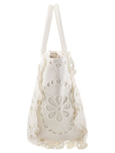 Mc2 Saint Barth Vanity Volant Sangallo Lace Handbag