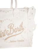 Mc2 Saint Barth Vanity Volant Sangallo Spitzenhandtasche