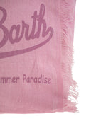 Mc2 Saint Barth Vanity Linen Tote Bag With Embroidery