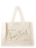 Bolso de mano Teddy Sherpa con logo Vanity de Mc2 Saint Barth