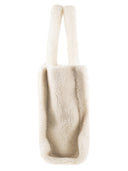 Bolso de mano Teddy Sherpa con logo Vanity de Mc2 Saint Barth