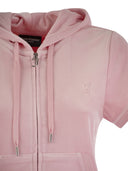 Juicy Couture Short Sleeved Velvet Hoodie