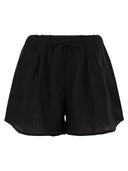 Maurizio Mykonos Inen Shorts With Elasticated Waistband And Drawstring