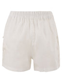 Maurizio Mykonos Linen Shorts With Embroidery And Elasticated Waistband