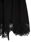 Maurizio Mykonos Linen And Rayon Midi Skirt With Embroidered Hem
