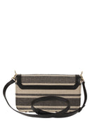 Furla Iride-Tasche aus Leder und Stoff S