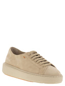 Santoni zamszowe trampki