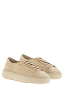 Santoni zamszowe trampki