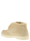 Santoni Suede And Fur Desert Boot