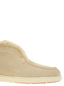 Santoni Suede And Fur Desert Boot