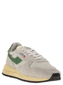 Autry Reelwind Suede And Technical Textile Trainer
