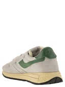 Autry Reelwind Suede And Technical Textile Trainer
