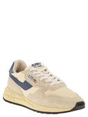 Autry Reelwind Suede And Technical Textile Trainer