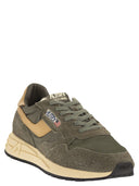 Autry Reelwind Suede And Technical Textile Trainer