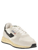 Autry Reelwind Suede And Technical Textile Trainer