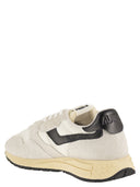 Autry Reelwind Suede And Technical Textile Trainer