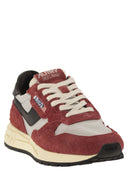 Autry Reelwind Suede And Technical Textile Trainer