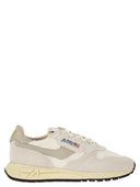Autry Reelwind suede en technische textieltrainer