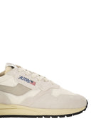 Autry Reelwind suede en technische textieltrainer