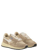 Autry Reelwind Suede And Technical Textile Trainer
