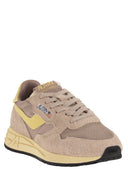 Autry Reelwind Suede And Technical Textile Trainer