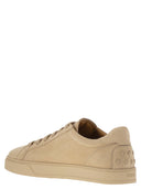 Suede skórzane trampki Toda