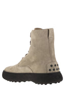 Tod's Suede Lace Up Boot