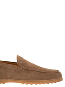 Tod's Suede Leather Slipper Moccasin