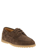Tod's Suede Boat Shoe