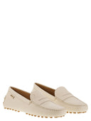 Tod's Leather Moccasin Rubber Sole