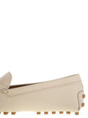 Tod's Leather Moccasin Rubber Sole