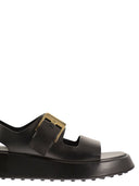 Tod's Leather Sandal With Buckle