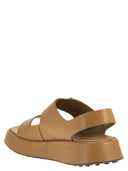 Tod's Leather Sandal With Buckle