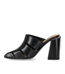 Ash Angie Black Heeled Mule