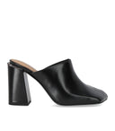 Ash Angie Black Heeled Mule