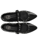 Ash Beatnik Mary Jane Black Flat Shoe