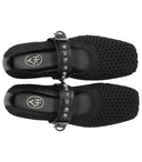 Ash Bijoux Black Ballet Flat